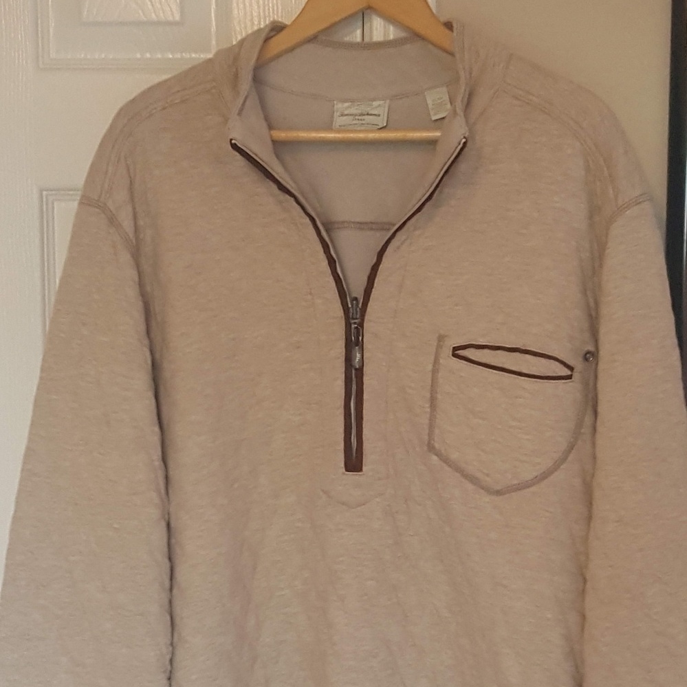Tommy Bahama Flip Side Reversible Zip Neck Sweater